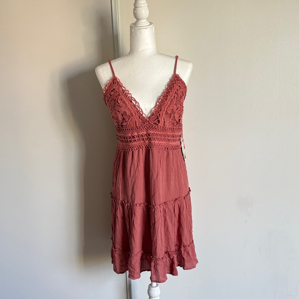 Iris Textured Knit Top in Rose